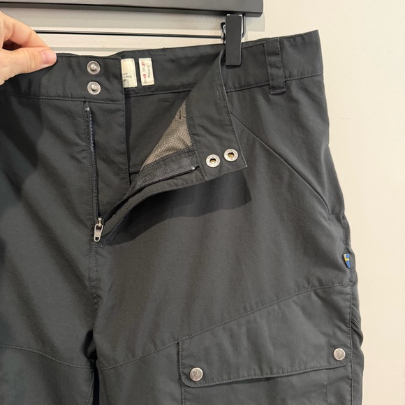 FJALLRAVEN Abisko Midsummer Shorts Black Hiking Outdoor Active Women Size 37 - Picture 7 of 14